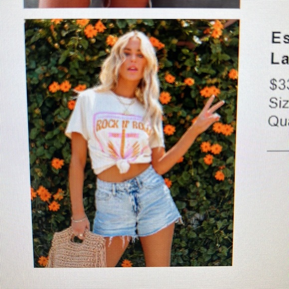 VICI Collection Rock N Roll Cotton Tee - Picture 6 of 6